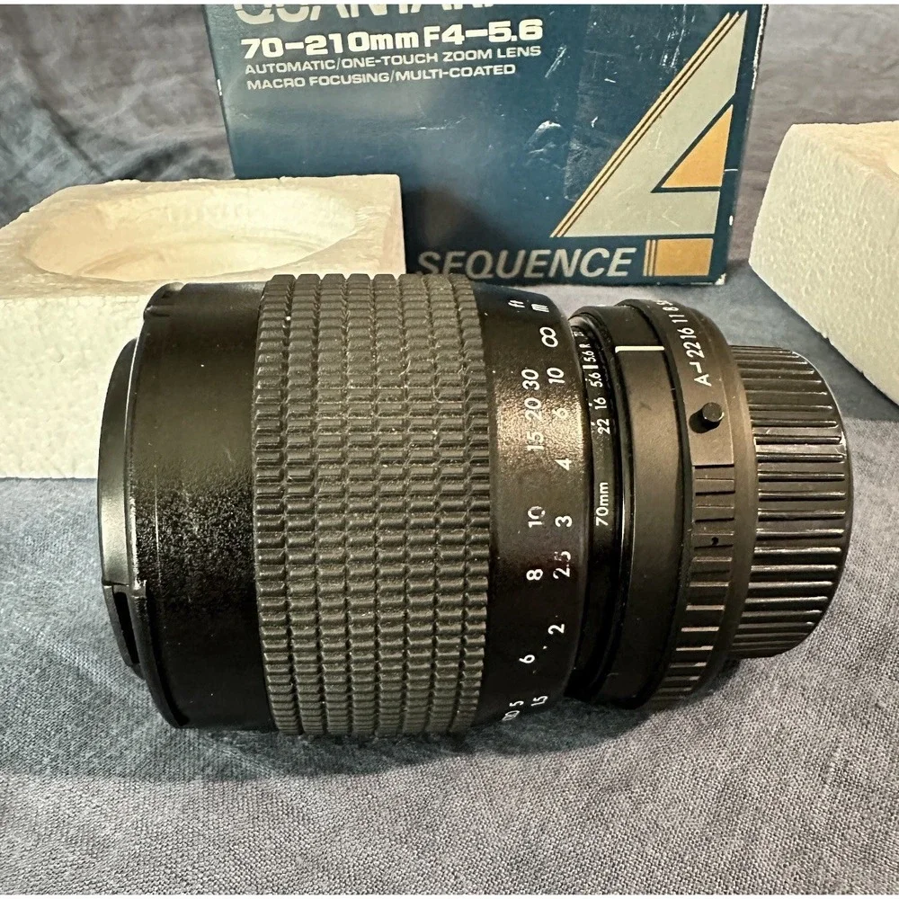 NEW Quantaray 70-210mm f4-5.6 Sequence Lens for Pentax K ‎ 25-166-2532